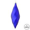 thumbnail image 3 of Vickerman 8" Purple Matte Swirl Finial Ornament, Pack of 6, 3 of 3