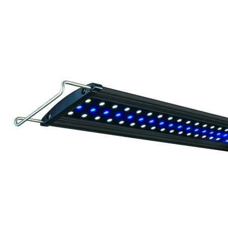 Lifegard Aquatics High Output Ultra Slim LED Aquarium Light, Blue/White, Marine,