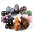thumbnail image 5 of MATROOY 10pcs 1.5" 2" Elephant Statue Natural Gemstone Crystal Craft Animals Figurines-2" 10PCS Mix Elephant, 5 of 9