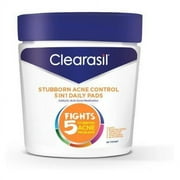 Clearasil Ultra 5in1 Facial Cleansing Pads, 90 Count Pack of 2