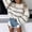 A, variant on VISALY Pullover Crewneck Sweatshirt Crochet Sweaters Fall Sweaters Long Sleeve Crew Neck Striped Pullover Loose Chunky Knitted Jumper Tops Oversized Sweatshirt Basic Tops Womens Hoodies Pullover A L