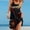 A559 Black, variant on Women's Tropical Print Summer Dress Sleeveless Scoop Neck A-Line Mini Slip Dress Floral Pattern Casual Flowy Sun Dress For Holiday Beach Party