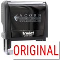 thumbnail image 1 of Large Self-Inking Narrow Font Original Stamp, Trodat Printy 4913, Press and Print Stamping, Impression Size 7/8" x 2-1/4", Up to 10,000 Impressions - Red Ink, 1 of 10