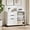 White, variant on Kelno File Cabinet with 3 Drwaers Lockable Wheel Under Desk Printer Stand Lockable Casters Lateral Filing Cabinet, Black