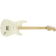 Fender Squier Deluxe Stratocaster Electric Guitar, Maple Fingerboard - Pearl White Metallic