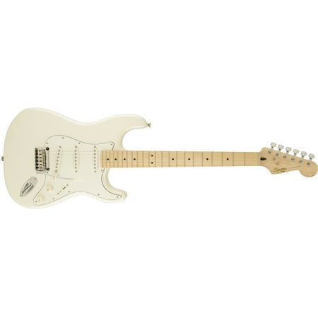 Fender Squier Deluxe Stratocaster Electric Guitar, Maple Fingerboard - Pearl White Metallic