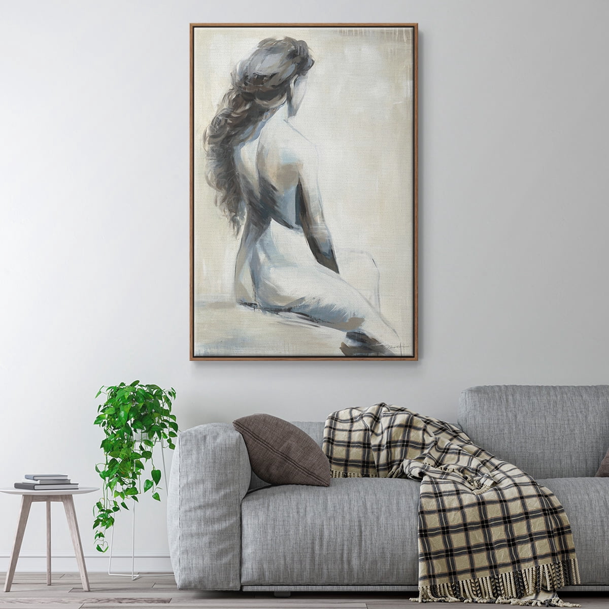 Song on the Wind Framed Premium Gallery Wrapped Canvas - Ready to Hang
