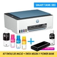 thumbnail image 1 of Impresora Multifuncional HP Smart Tank 585 con Sistema de Tinta Continua Wi-Fi USB TINTA Y POWERBANK, 1 of 6