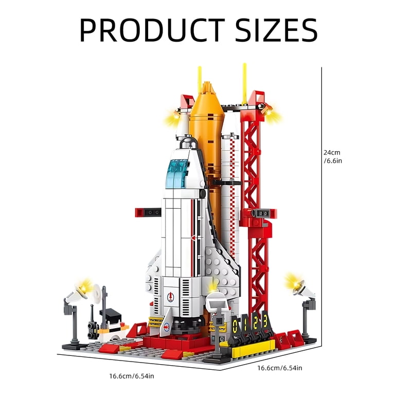 500 PCS Space Shuttle Building Block Toys Set, STEM Educational