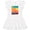 AA-White, variant on Eat Sleep Muay Thai Repeat Girls Baby Dress