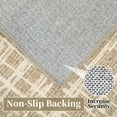 thumbnail image 7 of FairOnly 8'x10'Modern Machine Washable Non Slip Area Rug Intertwined Geometric Soft Low Pile Rug for Dining Room Bedroom Kitchen,Camel, 7 of 7