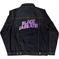 thumbnail image 2 of Black Sabbath  Adult Wavy Logo Denim Jacket, 2 of 2