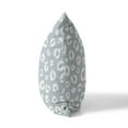 thumbnail image 4 of Leopard Play Slate Blue Throw Pillow, 4 of 4