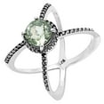 thumbnail image 6 of Prasiolite (Green Amethyst) 925 Sterling Silver Ring s.7.5 Jewelry DGR1115_C_7.5 R-1244, 6 of 7