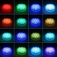 thumbnail image 5 of Submersible Led Light, 4 Pack Waterproof Led Lights With Remote Control Rgb Color Changing Pond Lighting Decoration For Vase Base, Swimming Pool, 5 of 5