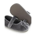 thumbnail image 6 of Baby Girls Soft Sole Cloth Shoes T-Strap Mary Jane for Infant Prewalkers Toddler, 6 of 6