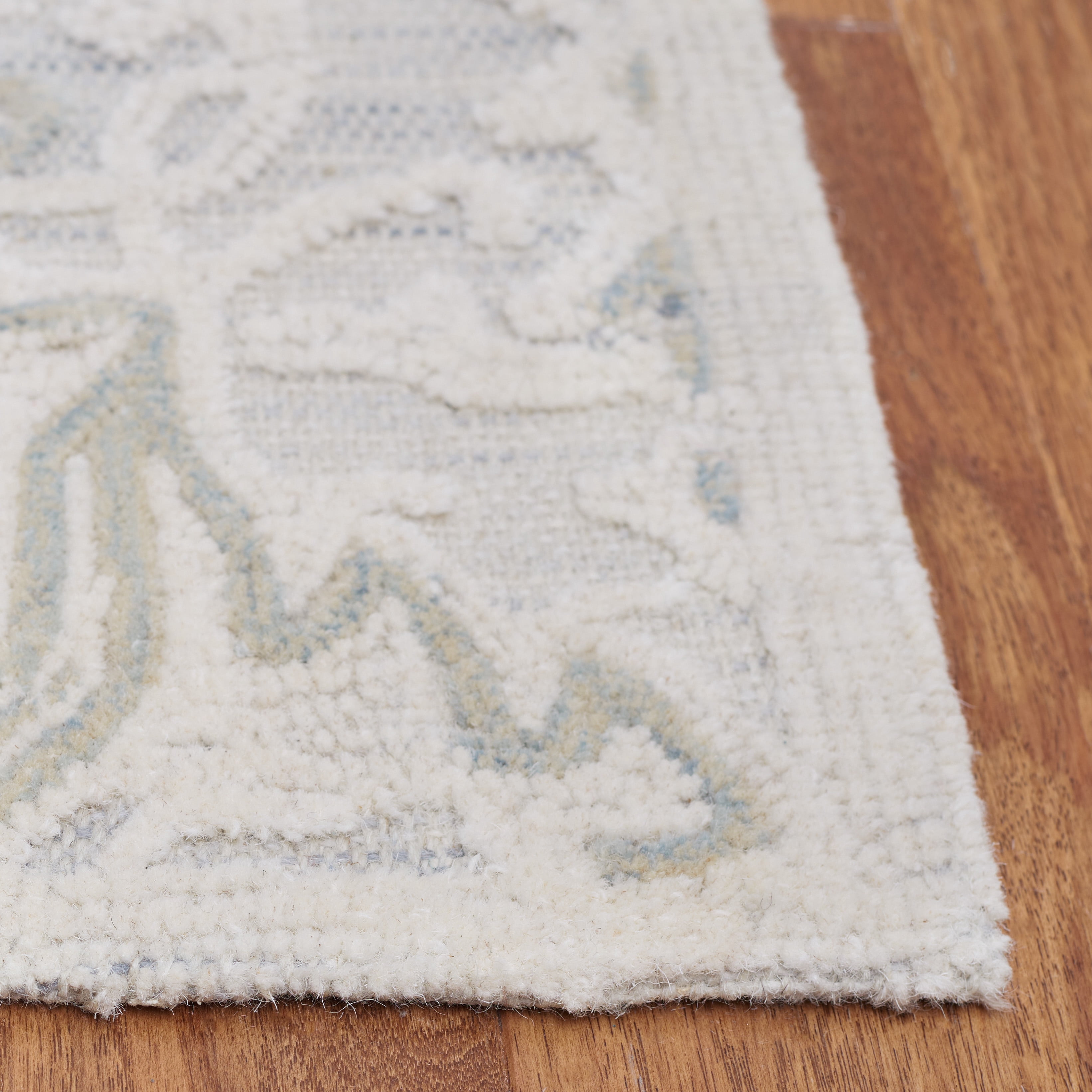 SAFAVIEH Trace Mia Medallion Area Rug, Grey/Ivory, 3' x 5'