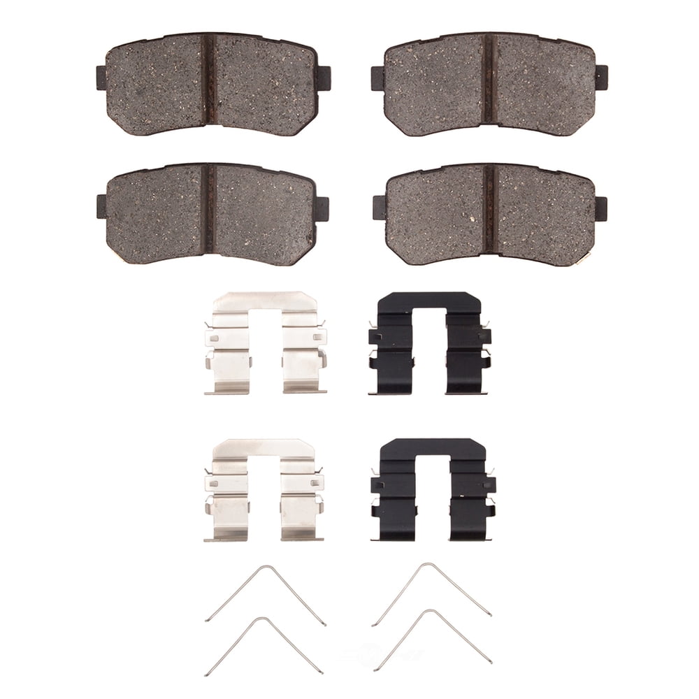 Dynamic Friction Company 1551-2188-01 DFC 5000 Advanced Brake Pads - Ceramic and Hardware Kit - OE