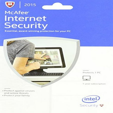 McAfee Internet Security 2015 - 1 PC (Best Antivirus For My Computer)
