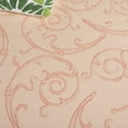 thumbnail image 6 of Safavieh Courtyard Daniel Oriental Indoor/Outdoor Area Rug, Natural/Terracotta, 5'3" x 5'3" Round, 6 of 10