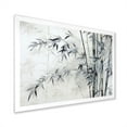 thumbnail image 5 of Designart "Wild Bamboo In Black And White" Bamboo Picture Framed Canvas Wall Art, 5 of 5