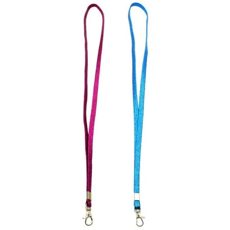 Hillman Group 713127 Glitter Pink Blue Amp Purple Lanyard 6