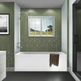 thumbnail image 6 of Fine Fixtures Acrylic-Fiberglass Soaking Bathtub, White. Alcove | Apron Front Left Hand 72"x36", 6 of 15