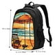 thumbnail image 5 of Easygdp Beach Umbrella Sunset Mochila para Laptop de Viaje con Puerto USB, Mochila para Laptop con Puerto de Carga USB para Mujeres y Hombres, 5 of 7