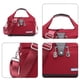 thumbnail image 3 of Bolso bandolera de nailon impermeable para mujer, bolso de hombro multibolsillos, bolso de viaje y bolso de mano, 3 of 5