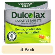 (4 pack) Dulcolax Tablets 10 ea