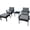 Gray, variant on Rattan Seating Group, Weather Resistant | Outdoor Living, Long - lasting Patio Furniture