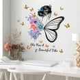 thumbnail image 7 of CCOCC Eye Wall Decals Peel and Stick Bedroom Decor for Women Butterfly Flower Home Wall Decor Living Room Wall Stickers and Murals Wall Stickers Butterflies Motivational Vinyl Wall Murals, 7 of 7