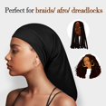 thumbnail image 2 of Gorro de satén de seda para trenzas, rastas para cabello rizado, 2 of 7