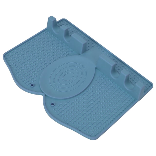 Juego de utensilios de cocina de silicona, soporte para utensilios de silicona, tapa para olla térmica, soporte para cuchara, soporte para cuchara de silicona, el mejor de su clase