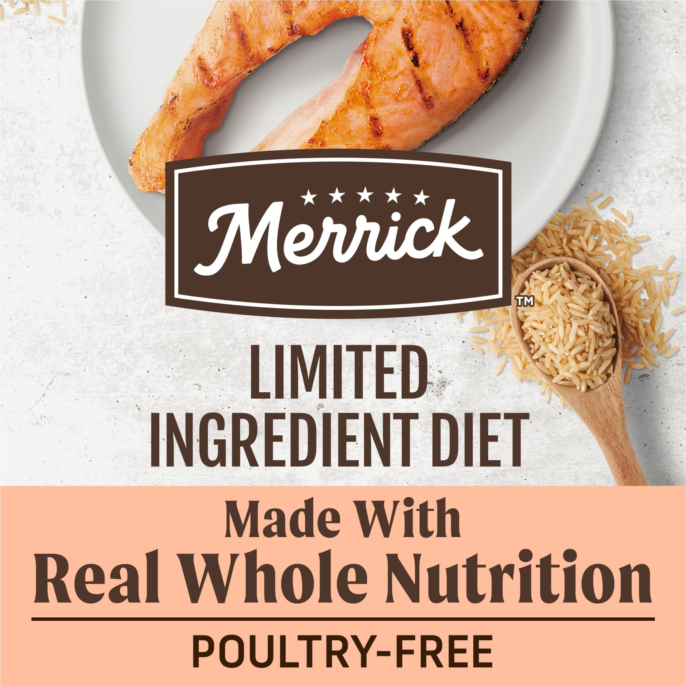 Merrick Limited Ingredient Real Salmon & Sweet Potato Gravy Dry Dog Food, 22 lb bag