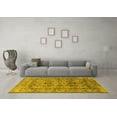 thumbnail image 3 of Ahgly Company Machine Washable Indoor Rectangle Oriental Yellow Traditional Area Rugs, 8' x 12', 3 of 4