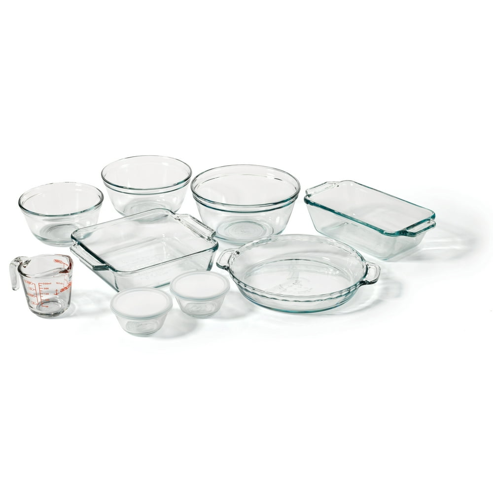 Anchor Hocking 11 Piece Glass Bakeware Set Clear