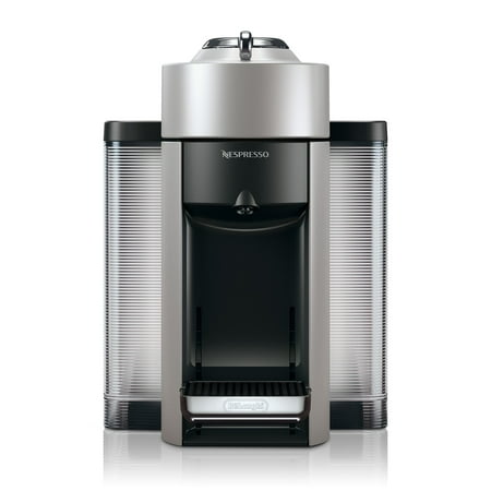 Nespresso - DeLonghi VertuoLine Evoluo Coffee Maker and Espresso Machine with Aeroccino Milk Frother and Centrifusion technology - Silver