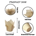 thumbnail image 2 of 150pcs Tulip Cupcake Liners - Muffin Paper Baking Cups, Greaseproof Wrapper Holders for Birthday, Wedding, Party, Baby Showers, Catering, Restaurants, 2 of 5
