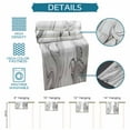 thumbnail image 5 of Table Runner Dresser Scarf 13 x 72 Inch Gray Marble Abstract Stone Texture Swirls Ink Table Runners Non-Slip Heat Kitchen Dining Table Decor for Indoor Outdoor Home Party Decoration, 5 of 7