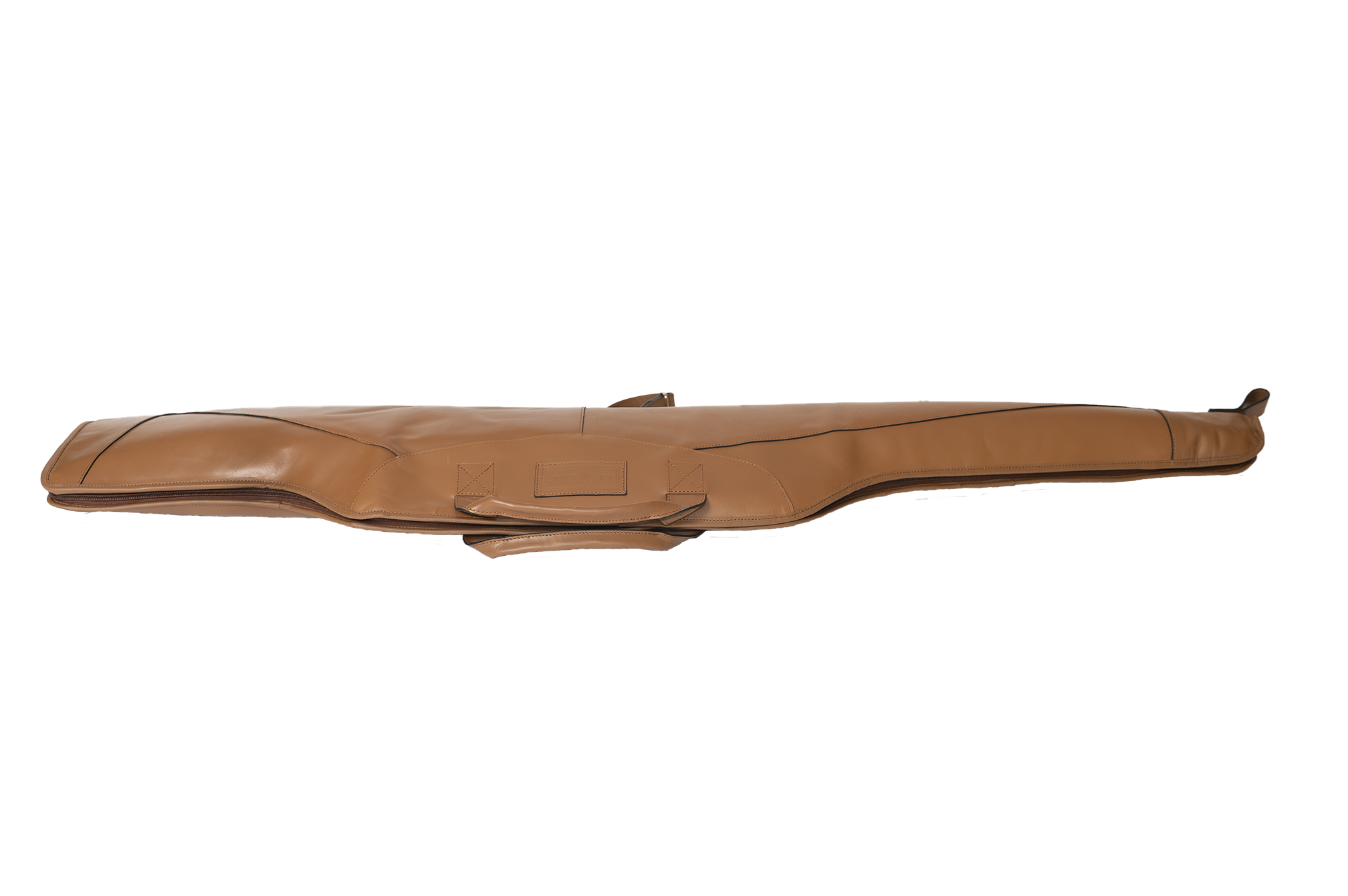 Handcrafted English Genuine Leather 50” Rifle Gun Shotgun Case Bag Tan