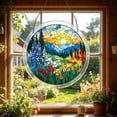 thumbnail image 4 of Acrylic Jigsaw Puzzle Suncatcher-Galactic Colorful Birds, Stained Glass Window Hanging, Home Decor Creative Mom Gifts, Birthday Gifts for Women,Wife, Sisters, Aunt, Besties 7.4in, 4 of 7