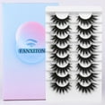 thumbnail image 5 of Half Lashes Natural Look Wispy 10 Pairs Cat Eye Lashes 3D False Eyelashes Full Soft 15 MM Short Faux Mink Lashes Sets Pack, 5 of 16