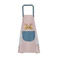 thumbnail image 1 of Delantal para mujer con bolsillos, 2 lados, toalla de lana Coral, impermeable, resistente al aceite, delantal de cocina, regalos Wmkox8yii  hjk6317, 1 of 2