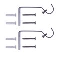 thumbnail image 2 of Home Trends 28 in. - 48 in. Drapery Rod Set, 5/8 in. Diameter, 2 of 3