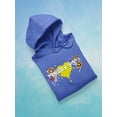 thumbnail image 3 of Feeling Good Heart Flowers Hoodie Women -Image by Shutterstock, Female Medium, 3 of 4