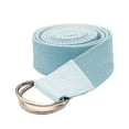 thumbnail image 1 of Correa de yoga con hebilla de anilla en D ajustable: ideal para estiramientos diarios, yoga, pilates y fitness., 1 of 5