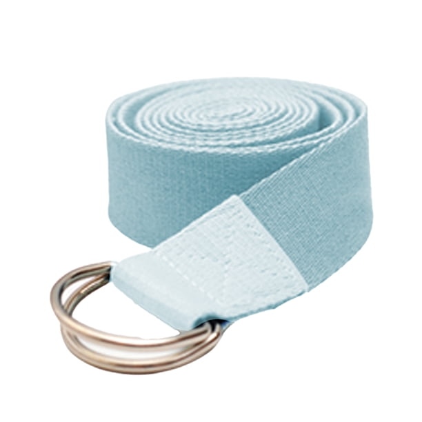 Correa de yoga con hebilla de anilla en D ajustable: para estiramiento diario, yoga, pilates y fitness