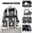 thumbnail image 3 of FORMRS Mini Backpack Purse for Women Quilted Travel Daypack Casual Shoulder Bag, Playful Winter, 3 of 7