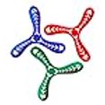 thumbnail image 3 of Flick Boomerangs 3 Pack - Easy to Learn, Short Range Boomerang (up to 20 feet), 3 of 4